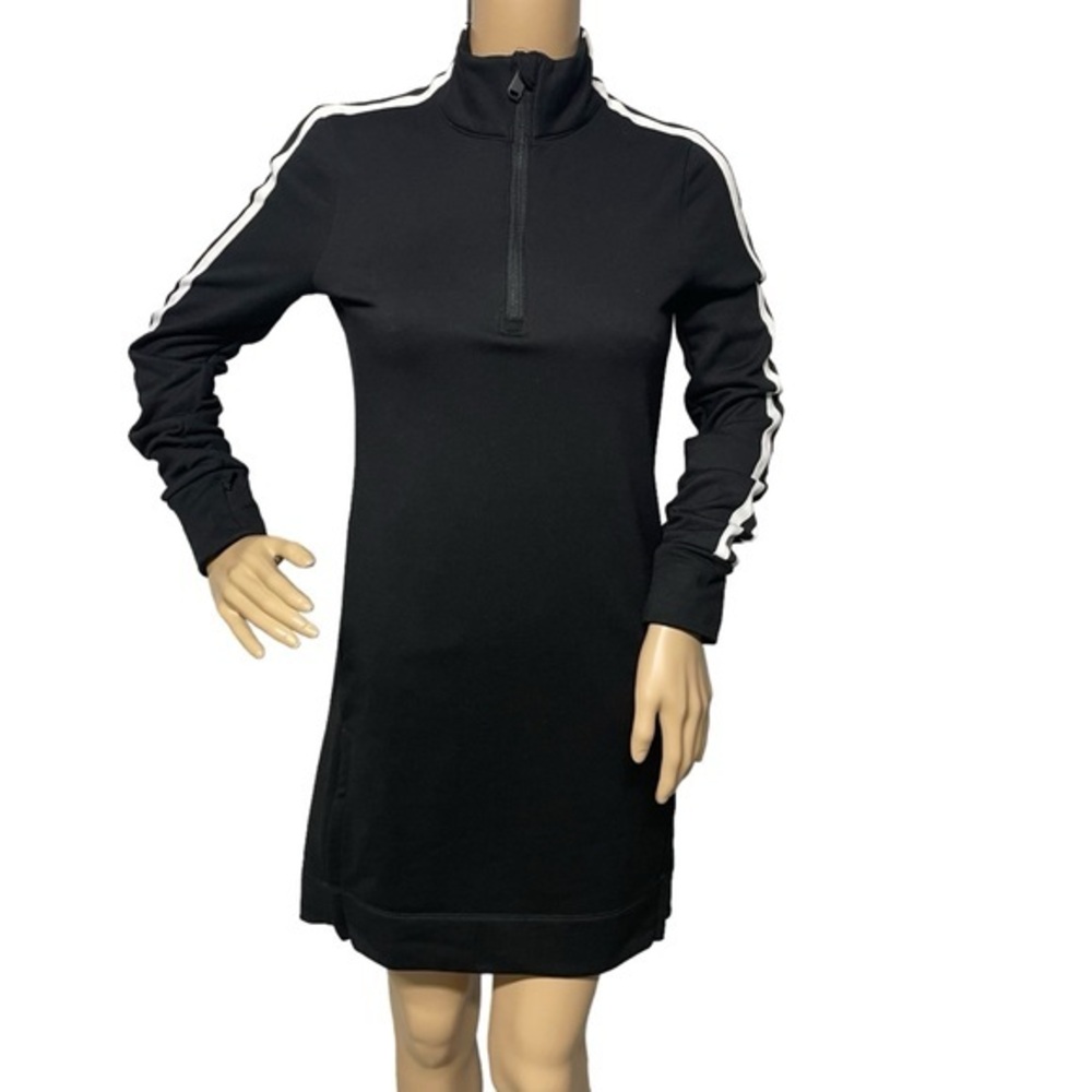 Athleta Black XXS Crosstown Track Dress in EUC